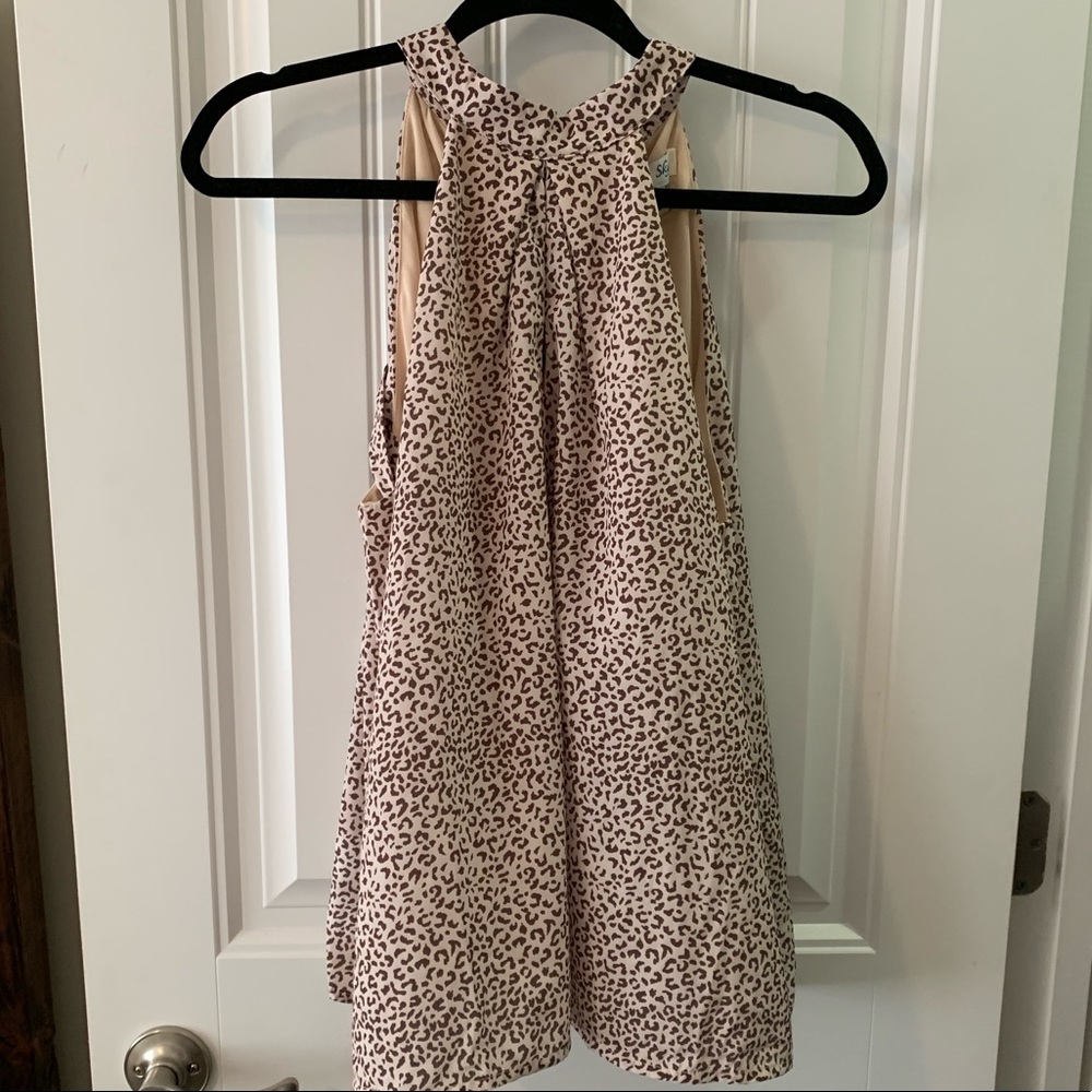 Boutique Cheetah print tank top